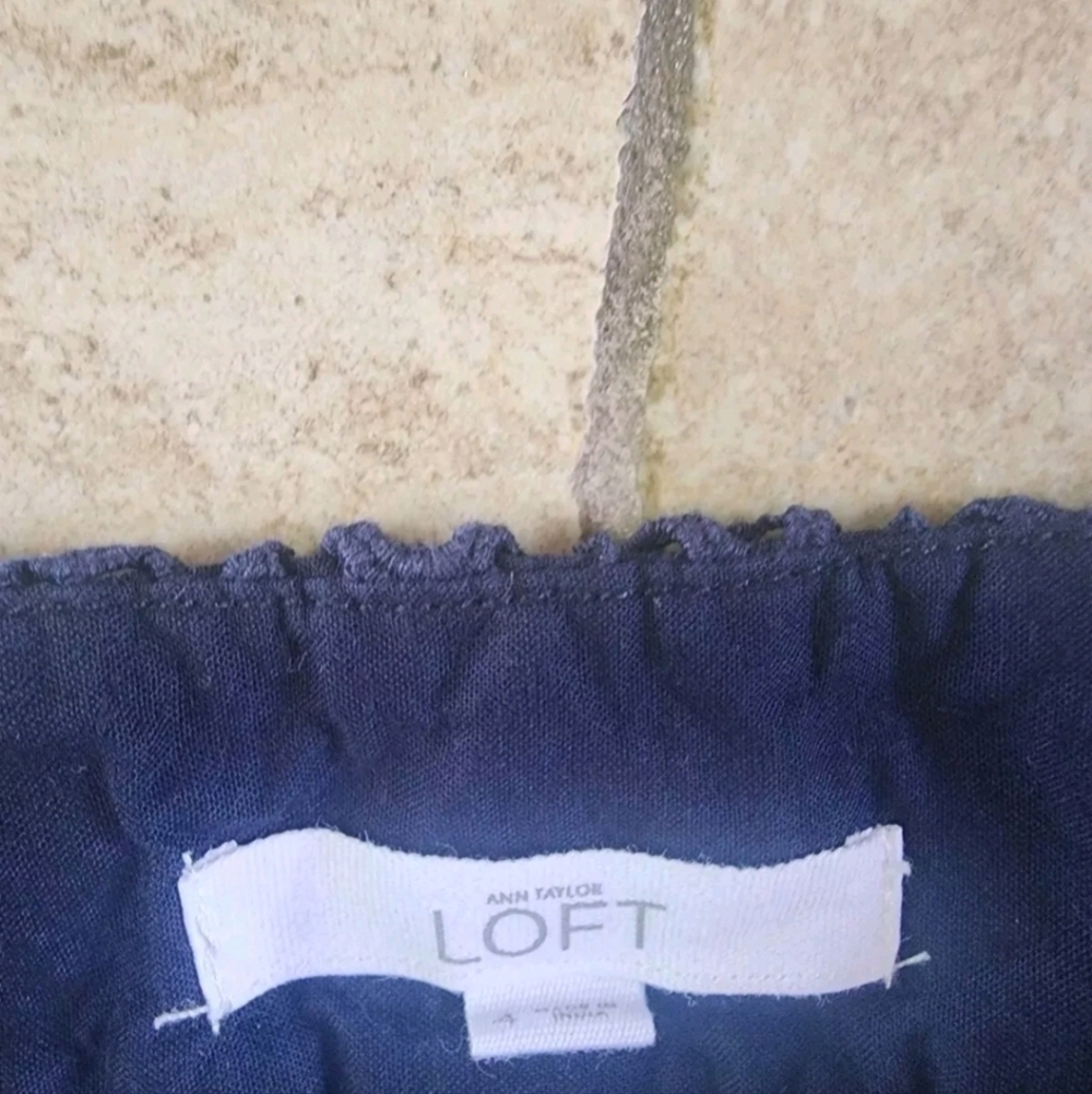 Loft Navy Lace Women's Shorts - Picture 3 of 4